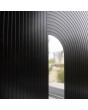 PIVOT V22 - aluminium front door with wooden decor