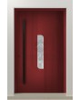 PIVOT V22 - aluminium front door with wooden decor