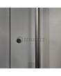PIVOT V28 - aluminium front door with wooden decor