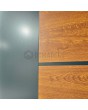 PIVOT V36 - aluminum pivot front door with wooden decor
