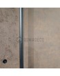 LIM V53 - aluminium entry door covered with sintered quartz