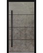 LIM V56 - aluminium entry door covered with sintered quartz