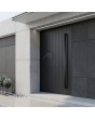 Black main aluminium entrance door