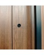 LIM v62 double - aluminum double door with vertical stripes