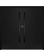 LIM v62 double - aluminum double door with vertical stripes