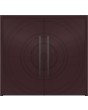 LIM v63 double - aluminum double door with milled pattern