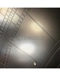 LIM v63 double - aluminum double door with milled pattern