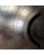 LIM v63 double - aluminum double door with milled pattern