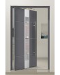 PIVOT W322 - aluminium exterior anti-burglary pivot door