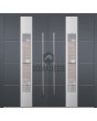 LIM W322 double - aluminum anti-burglary double door with glass