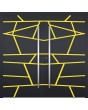 LIM W360 double - solid double aluminium door with stripes