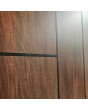 LIM WOODLINE 1 - aluminum entry door with Walnut High Pressure Laminate