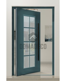 PIVOT CL06 -  classically styled traditional aluminum pivot door with glass