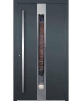 LIM C1 - modern aluminium front door for home