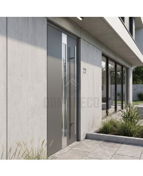 Anthracite aluminium front door 