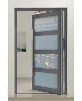PIVOT C9 - glazed aluminium pivot door