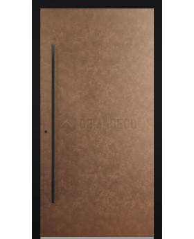 LIM Corten - Corten-Look Aluminum Front Door