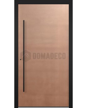 LIM Copper - aluminium front door with a copper coating