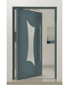 PIVOT EK23 -  aluminium pivot front door to villa