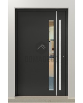 PIVOT Tiret - anti-burglary aluminium pivot entrance door