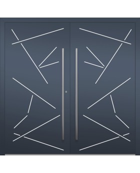 LIM Vario-Inox double - double aluminum security door